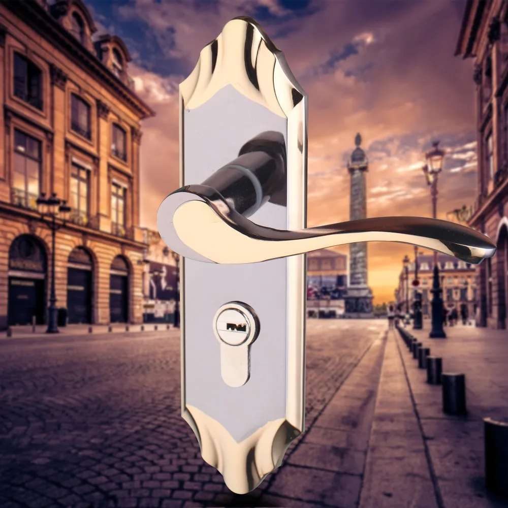 Us 37 66 27 Off Best New Hardware Accessories Locks Chinese Wooden Bedroom Door Knob Golden Polished Lock In Locks From Home Improvement On