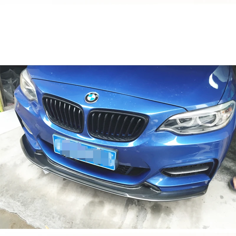 Спойлер переднего бампера из углеродного волокна для BMW 2 Serie F22 M235i M240i oder 220i 225i 228i 230i mit M Tech