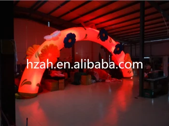 

Lighted Flower Inflatable Archway for Advertising