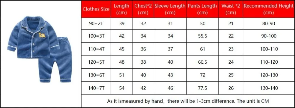 Детская домашняя пижама, фланель для мальчиков и девочек, кардиган с мультяшным принтом+ штаны, костюмы, 2 предмета, детская зимняя теплая одежда для сна, от 2 до 7 лет