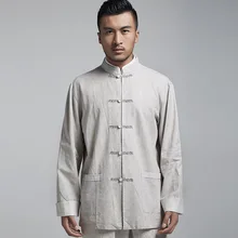 2018 Sale 20 Manufacturers Selling Linen Tang Suit Jacket In The Spring And Autumn Coat Embroidered Beads Male Buckle Cuff G714