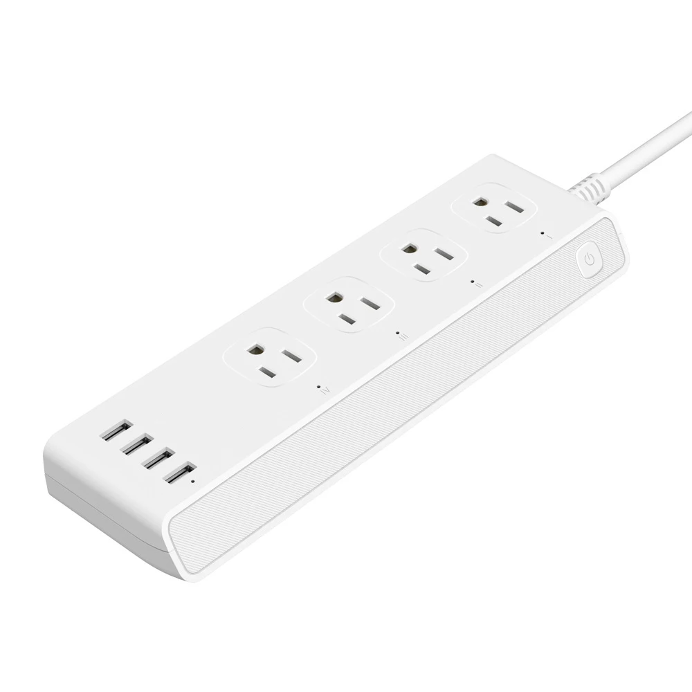 WiFi smart American standard plug USB socket intelligent control Alexa socket smart home decoration