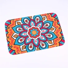 Мандала печати Нескользящие Коврик Коврики для кухни boho Гостиная супер мягкий ковер вход в ванную комнату двери водопоглощение коврик