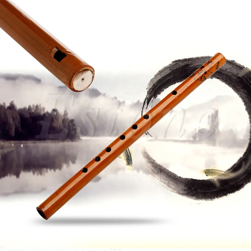 Traditional Long Bamboo Flute Clarinet Students Musical Instrument ONE Traditional Long Bamboo Flute Clarinet Students Musical Instrument ONE