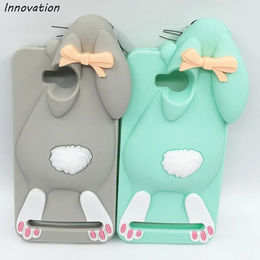 

For Huawei Y3 2 / Huawei Y3 II Y3II Case 3D Cartoon Bunny Rabbit Silicone Rubber Cell Phone Cases Covers Phone Case