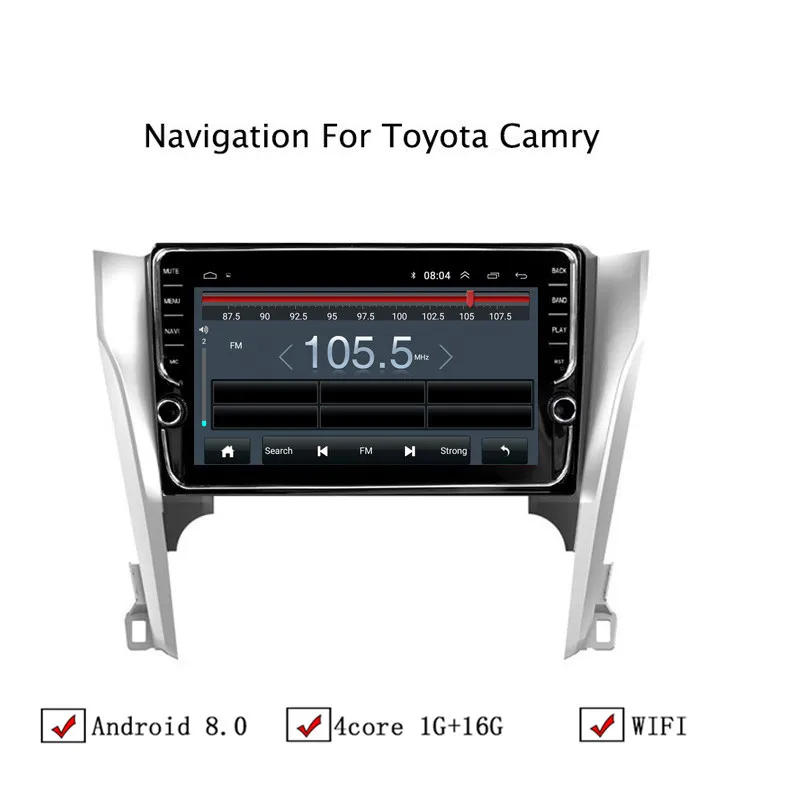 10 1 &quotAndroid 8 автомобиля gps навигации для Toyota Camry 2012 2013 2014 Автомобиль Радио Стерео