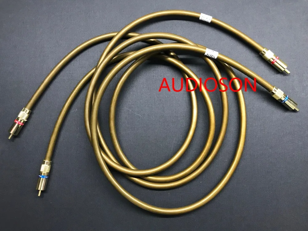AUDIOSON Hi End Van Den Hul VDH Гибридный RCA соединительный кабель без коробки|Кабели VGA| |