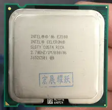 Procesador Intel Celeron E3500, CPU de doble núcleo, LGA 775 100%, funciona correctamente