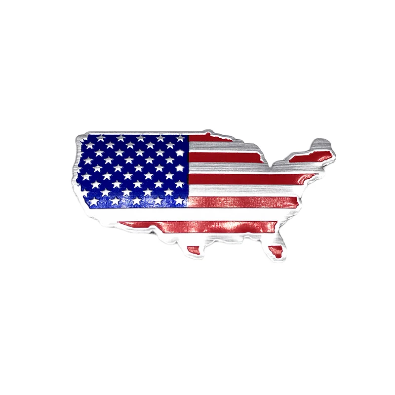 CARLOB автомобильные аксессуары наклейка для мотоцикла США флаг карта 3D эмблема