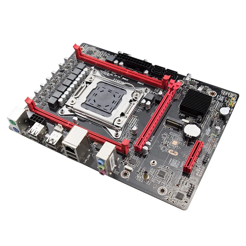 Материнская плата jinsha X79 LGA2011 USB2.0 SATA2 PCI E NVME M.2 SSD поддерживает регистр и память ecc
