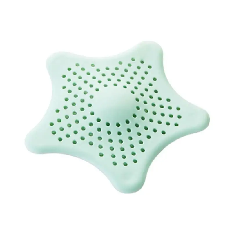 1 шт. Силиконовый Фильтр Starfish кухонная Сливная крышка раковина анти-фильтр для сбора мусора кухонные аксессуары для раковины гаджеты - Цвет: Light green