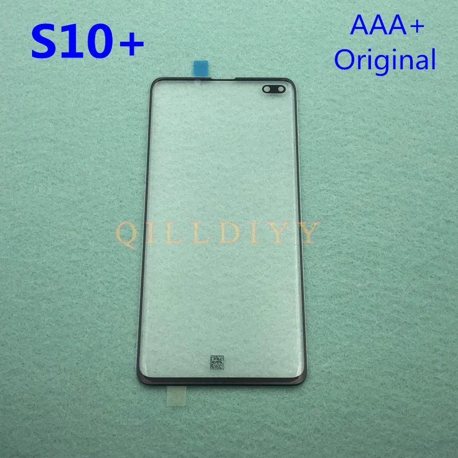 Оригинальный Внешний стеклянный объектив для Samsung Galaxy S10 Plus + G975 SM G975F/DS ЖК дисплей
