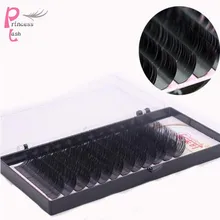 

High quality 3d faux mink lashes for professionals soft Korea Silk Individual Lash Handmade natural false eyelashes extension