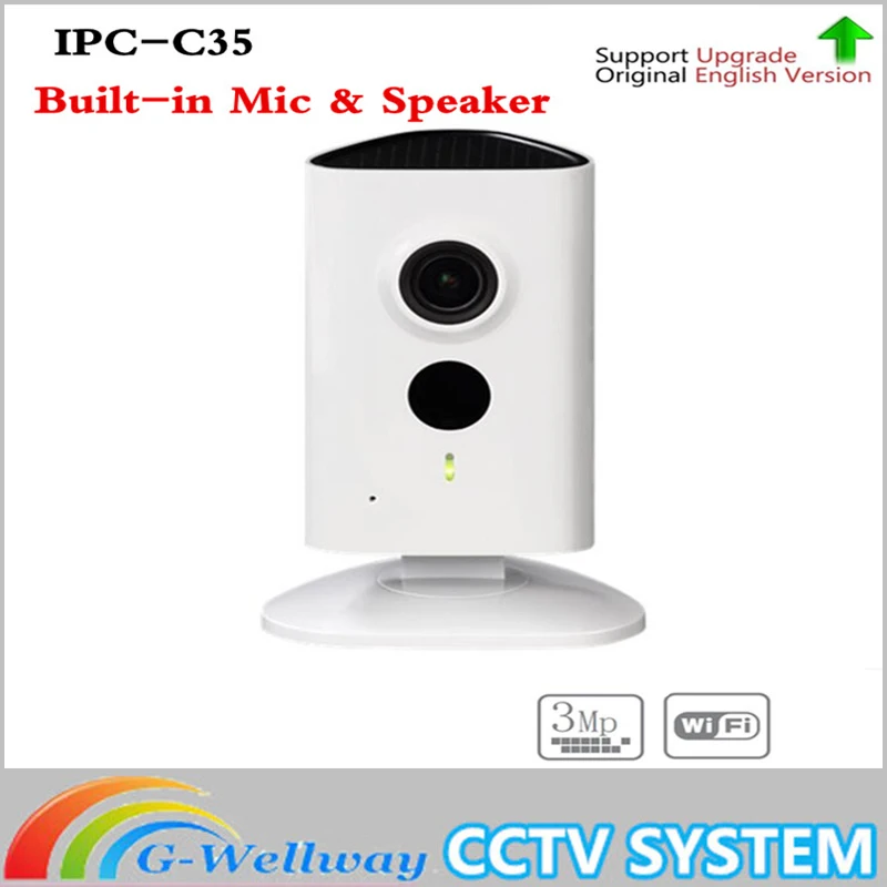 

IPC-C35 3MP C Series Wi-Fi Network IP Camera 120 degrees View angle Micro SD card local storage night vision Without Logo