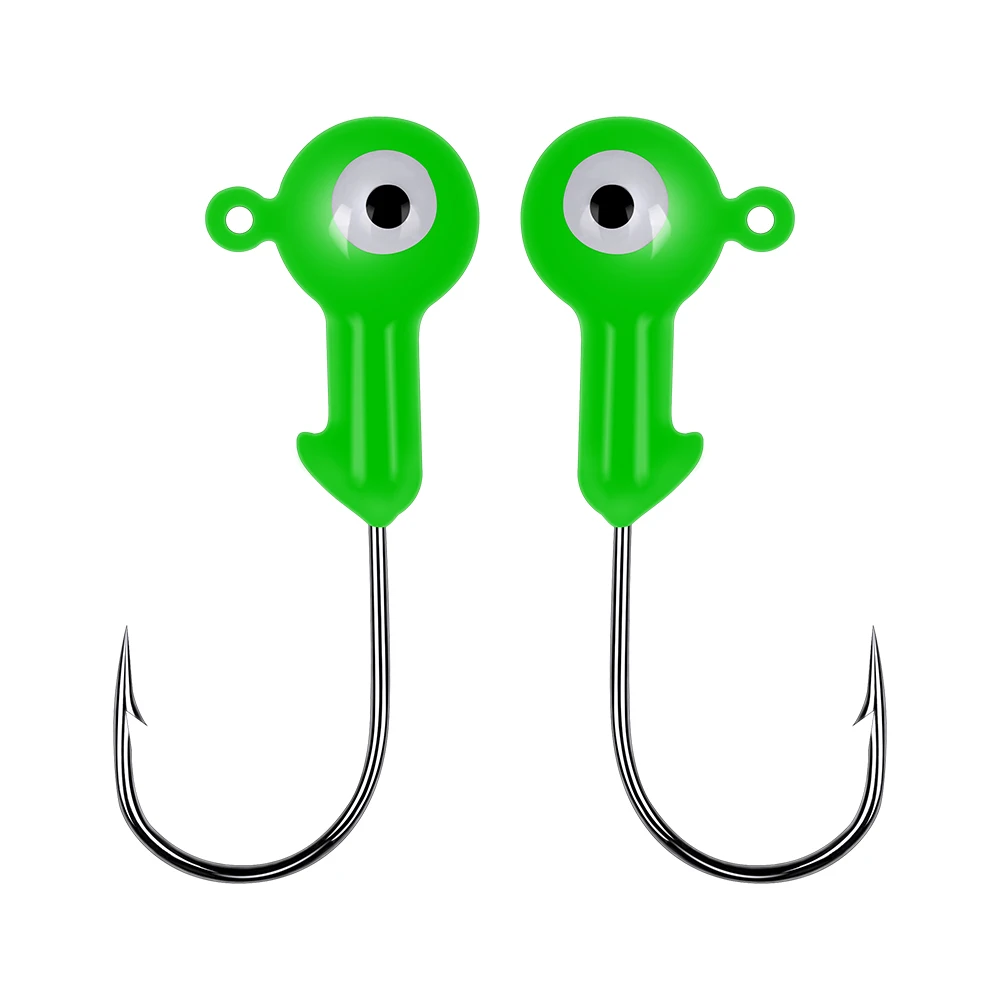 5 шт./лот Новый 3D рыболовный крючок из углеродистой стали 1g 3 5g 7g 9g мини свинцовый