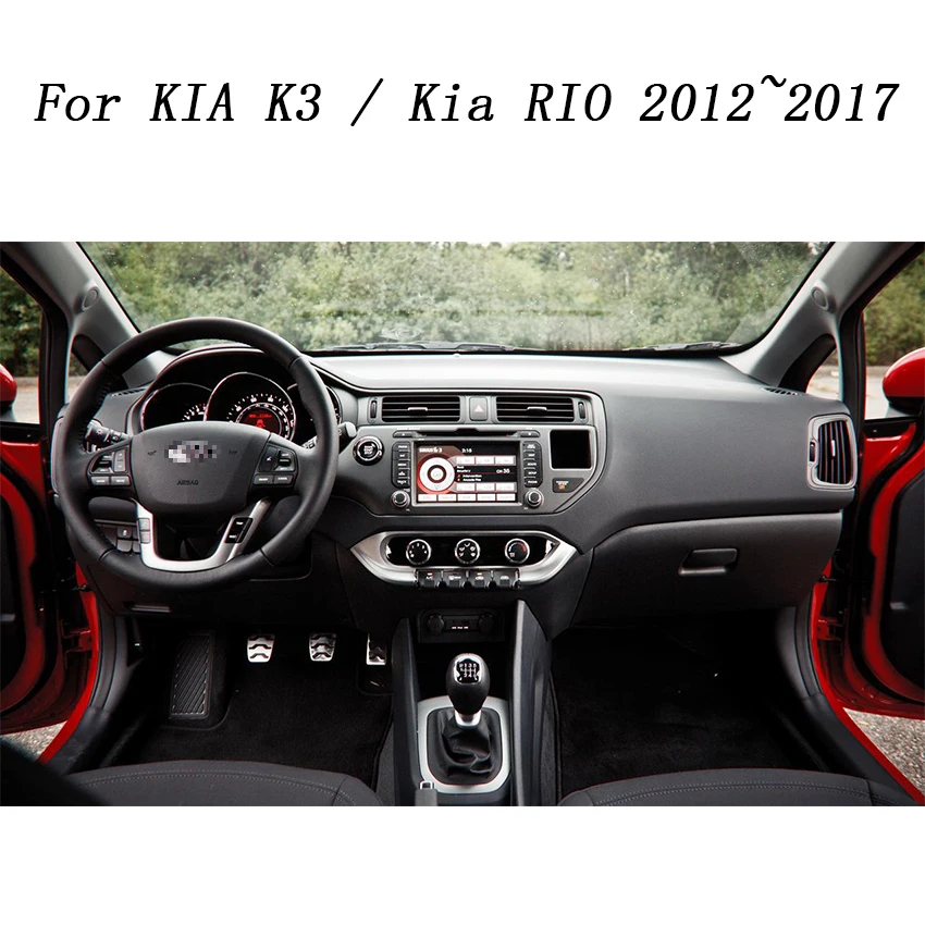 Discount Yessun For Kia K3/Rio 2012~2017 Android System Car Radio Stereo GPS Navigation Audio Video 4