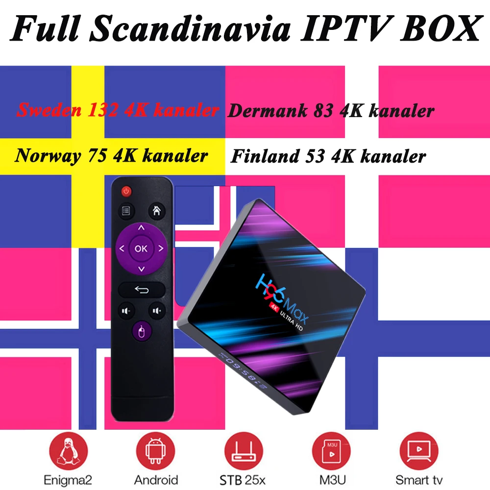 H96 max android 9,0 tv box+ шведская IPTV приставка арабский Бельгии French Spain Великобритании голландский Франция, Италия Польша 4 K качества смарт iptv приставка m3u