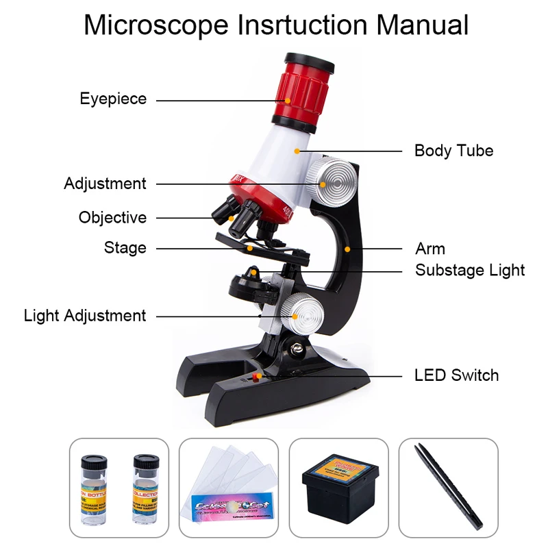 Детские игрушки, биология, микроскоп-игрушка, детский набор для образования в области естественных исследований, начальное школьное лабораторное оборудование, развивающие игрушки для детей