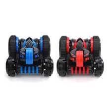 JJRC RC 2,4G 360 градусов флип двухсторонний трюк прокатки Дрифт ролл автомобиль багги шестиканальный пятиколесный деформационный автомобиль игрушка подарок