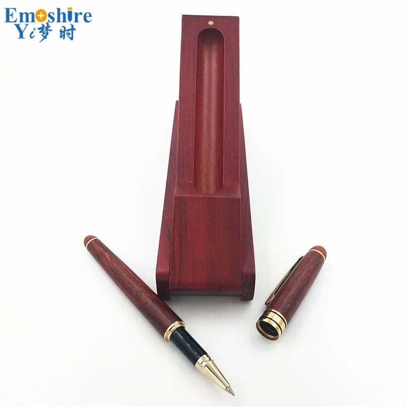 Emoshire Creative mahogany signature pen set mahogany crafts two - piece business celebration practical gift wholesale (5)