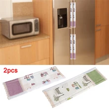 2шт крышка ручки двери антистатические вышитые Чехлы на ручки холодильника XH8Z NO22