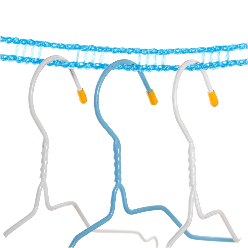 Сушилка для одежды 3 метра, 5 метров, тканевая подвесная веревка, веревка для одежды, ветровка, случайный цвет, бельевые веревки, Нескользящие, популярные, для улицы, 1 шт