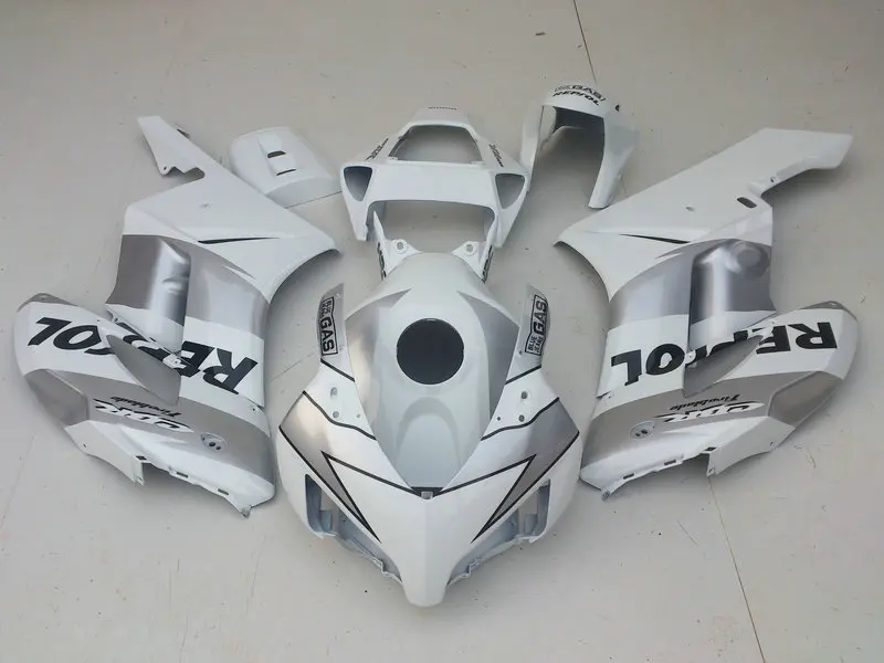 

Motorcycle Fairing kit for HONDA CBR1000RR 04 05 CBR 1000RR 2005 2004 cbr1000rr ABS New white silver Fairings set+gifts HS58