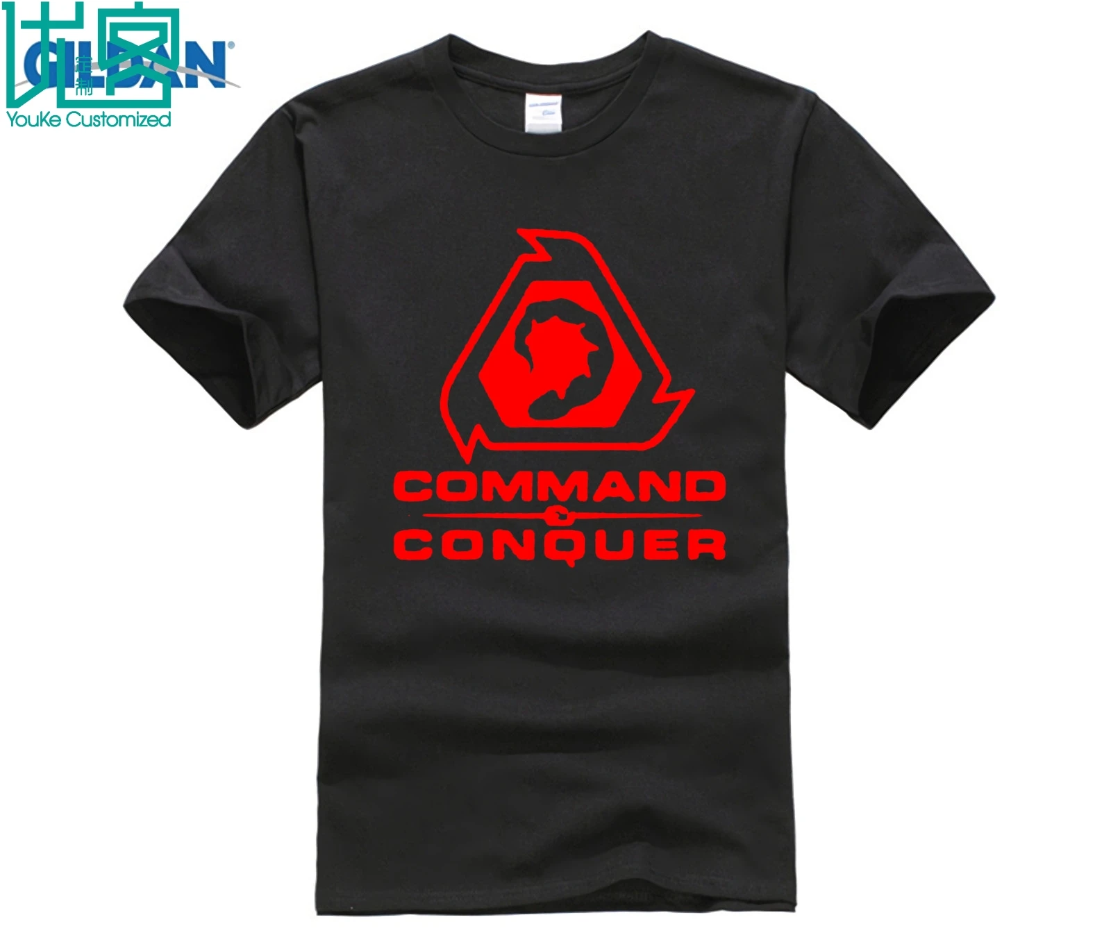 

men short sleeve t shirt Command Conquer Men T shirt Fashion Style Summer Clothing T shirt