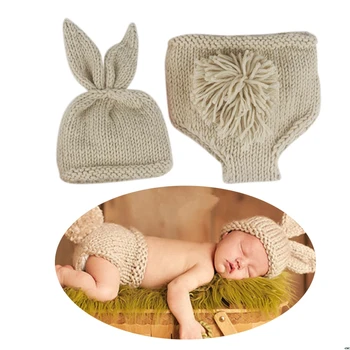

Newborn Baby Boys Girls Cute Crochet Knit Costume Prop Outfits Photo Photography