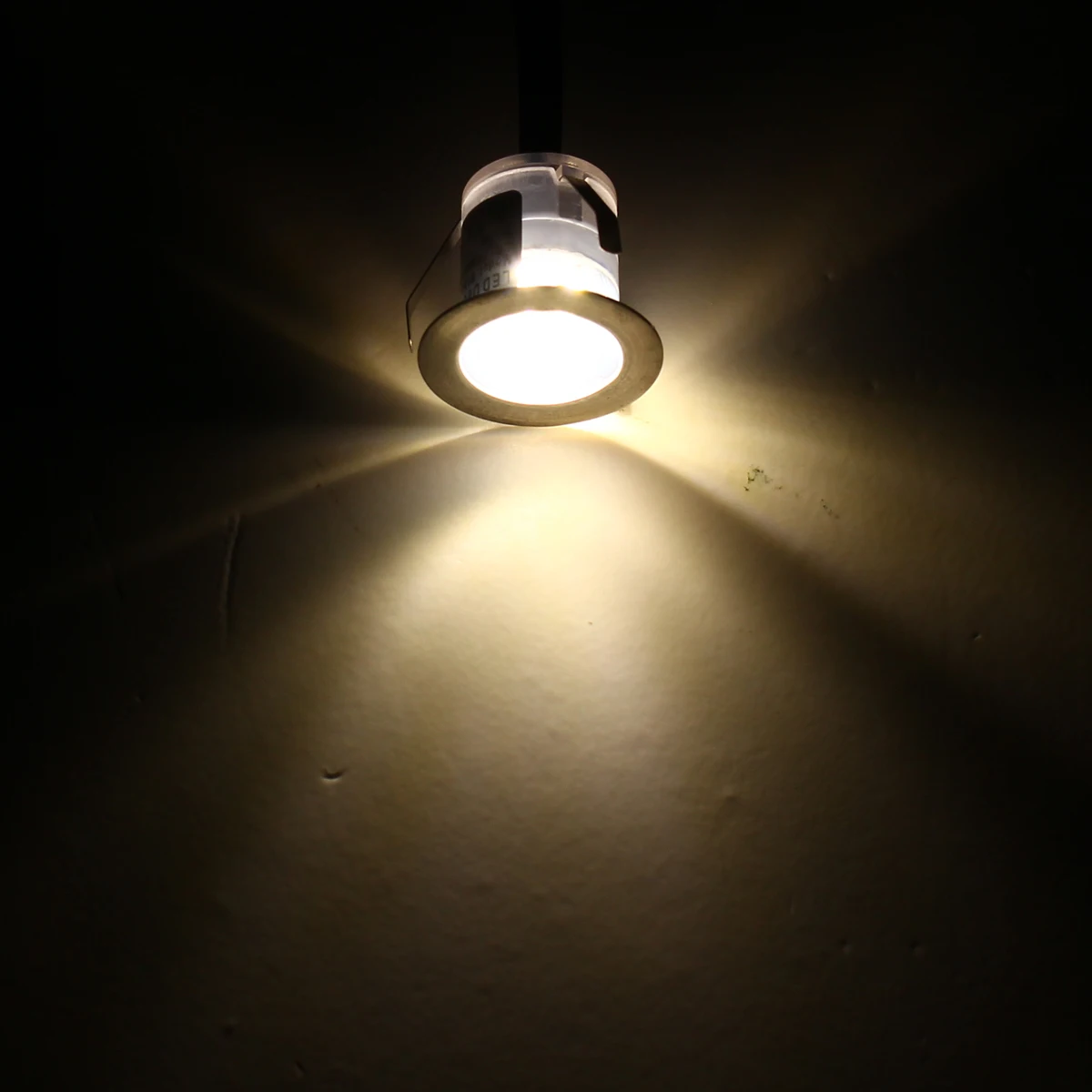 Мини Точечный светильник водонепроницаемый RGB светодиодный встраиваемый светильник напольный ступенька шаг света прожектор освещение для лестницы Светильник