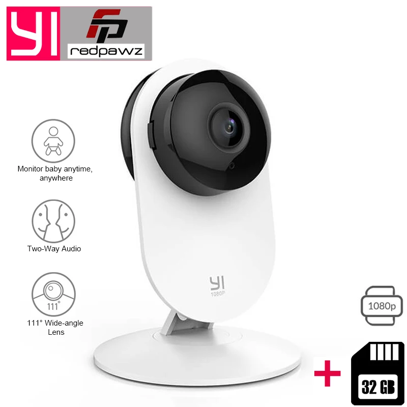 

Original Xiaoyi YI 1080P Home Camera 111 Degree Support Night Vision Motion LDC Baby Crying Detection Built-in MIC 2 Way Audio