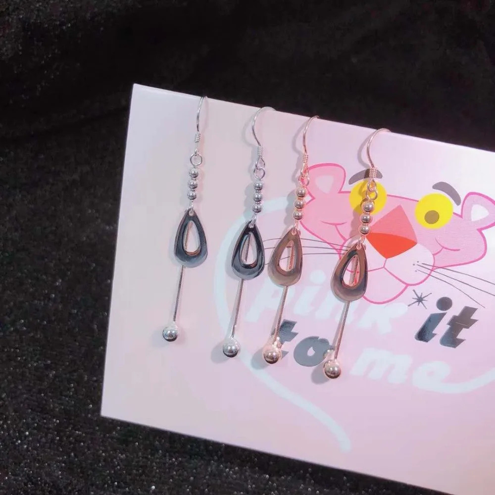 

JOOCHEER Sterling S925 silver 925 trendy ethnic Earring geometry gift geometry love earrings Triangle fashion honeybee