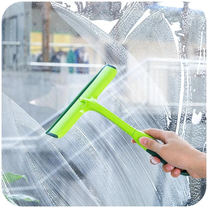 Free Shipping!Multicolour handle glass scraper curved wiper clean