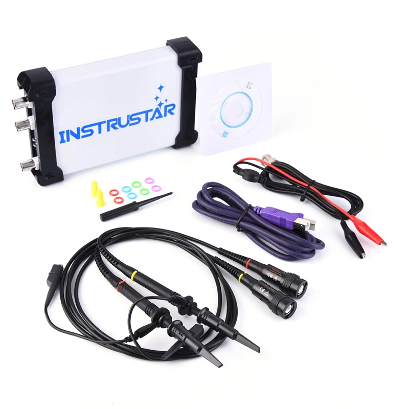 

ISDS205B 5 IN 1 Multifunctional PC Based USB Digital Oscilloscop/Spectrum Analyzer/ DDS/Sweep/Data Recorder 20M 48MS/s