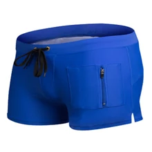 Высококачественные мужские сексуальные плавки, шорты боксеры, плавки, шорты для серфинга, Вертикальная молния