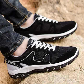 

Hot Sale Men Casual Shoes Breathable Fashion Men Sneakers Slip-on Outdoor Hiking Shoes Male Military Trainers Men Shoes Footwear
