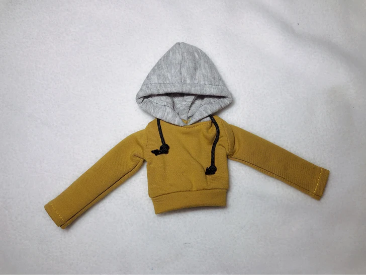 T02-X583 Blyth кукольная одежда 1/6 куклы аксессуары azone одежда ручной работы желтое пальто свитер джинсовые шорты