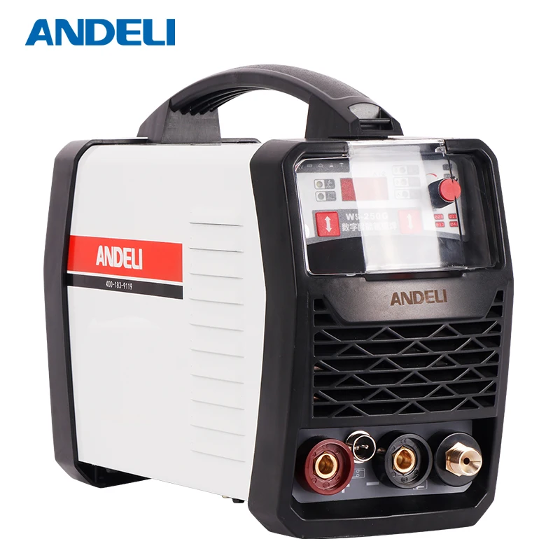 ANDELI умный портативный одиночный фаза igbt инвертор TIG 250G Tig сварочный аппарат Tig/MMA