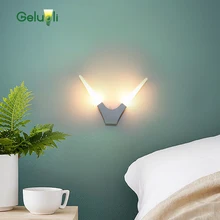 Modern Residential Commerce Shop Indoor Space Decorative Frosted Glass Bulk Head Led Wall Sconce, Surface Mounted Wall Light 6W