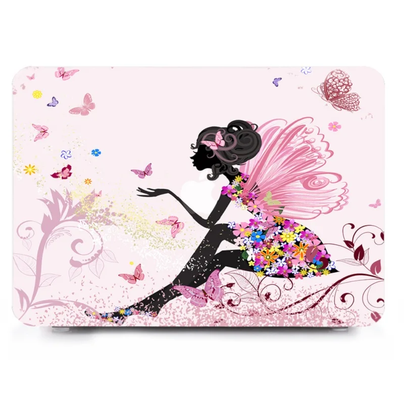 С узором "под дерево" чехол для ноутбука+ крышка клавиатуры только для Macbook Белый 13 дюймов Модель: A1342 MC516 MC207(конец 2009-Mid 2010