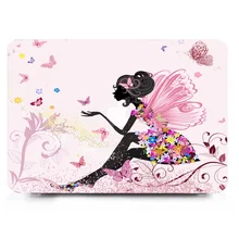 С узором "под дерево" чехол для ноутбука+ крышка клавиатуры только для Macbook Белый 13 дюймов Модель: A1342 MC516 MC207(конец 2009-Mid 2010