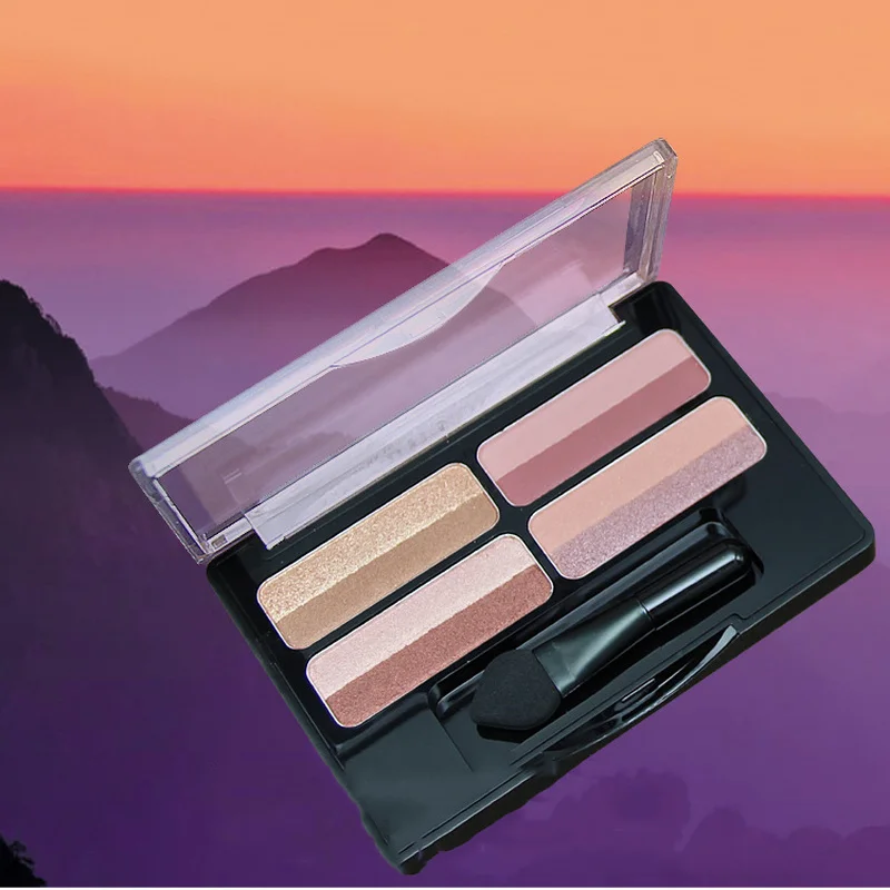 

High Qual Glitter Eyeshadow Matte With Brush Face Makeup Cosmetics Shiny Eye Shadow mixing 8 Colors Eyeshadow For Makeup