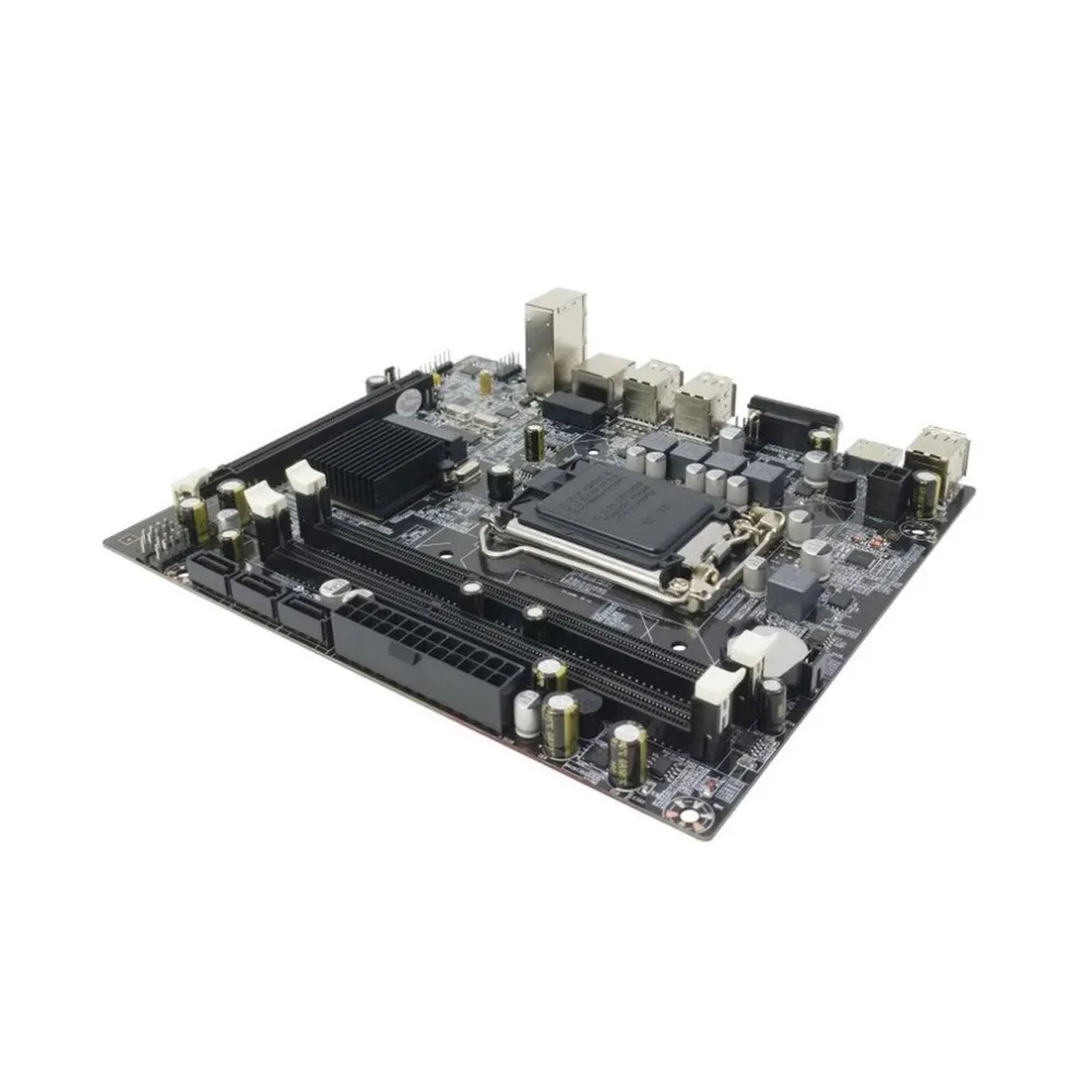 

1156 H55 LGA DDR3 RAM Motherboard 8G SATA 6 Channel Desktop Mainboard Computer Motherboard CPU FM1 VGA DVI Drop Shipping