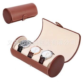 

Watch Display Luxury Gift Box 3 reel slot Watch Bracelet Necklace Bracelet Jewelry Storage Box PU Leather Travel bag