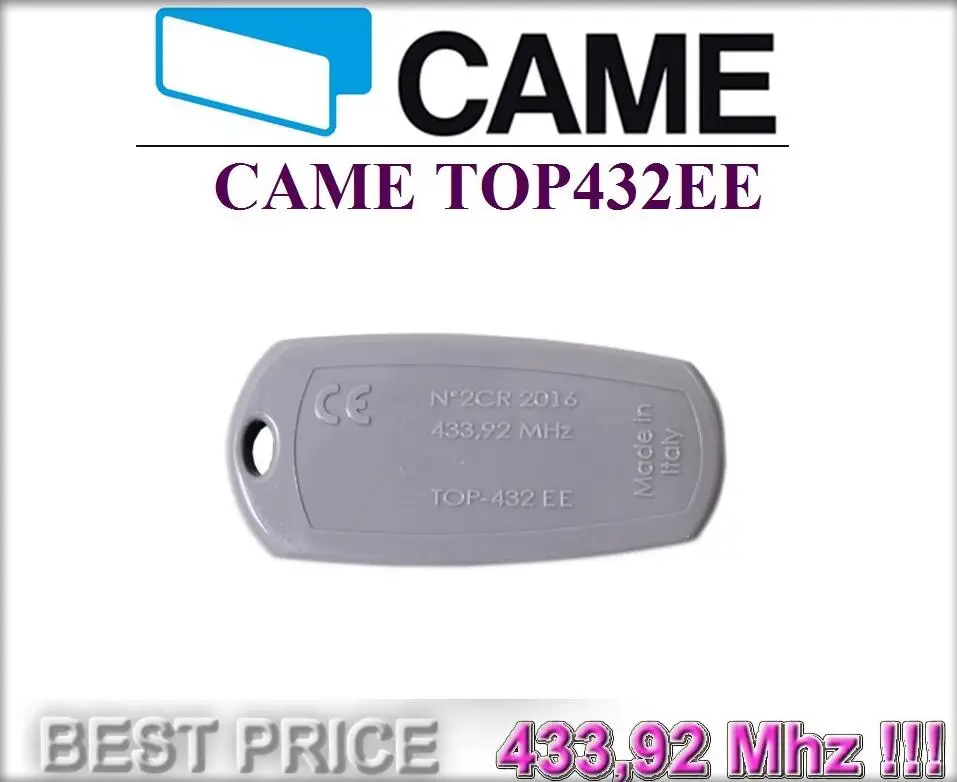 

3pcs Duplicator for 433.92MHZ copy CAME TOP432EE remote control with battery