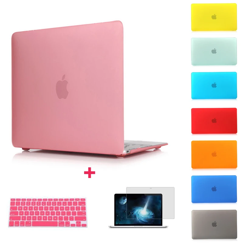 Newest Release 2016 Rubberized Matte Hard Laptop Case Cover For Macbook