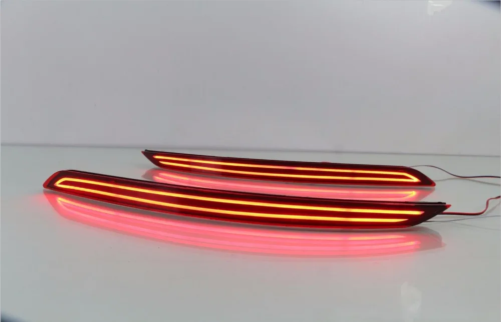 

Car Accessories LED Rear Bumper Reflector Parking Warning Stop Brake Lights Driving Tail Lamp For Hyundai Elantra 2016 2017