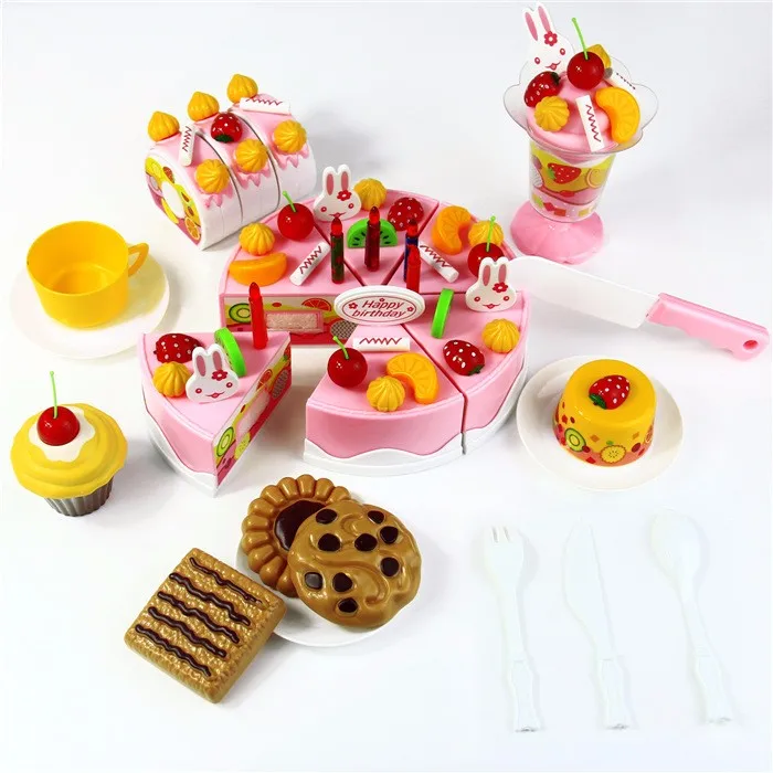 75pcs-Birthday-Cake-DIY-Model-3-Children-Kids-Early-Educational-Classic-Toy-1Pretend-Play-Kitchen-Food