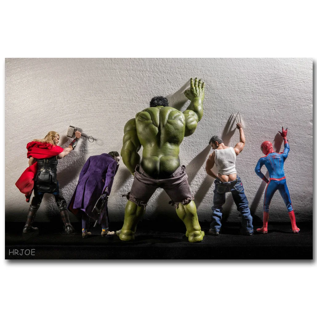

Avengers 2 Age of Ultron Art Silk Poster Print 13x20 24x36 inch Superheroes Movie Funny Picture for Wall Decor Joker Hulk Thor