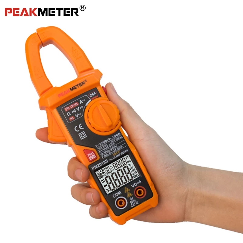 Портативный Умный Цифровой мультиметр переменного тока PEAKMETER PM2018S измеритель